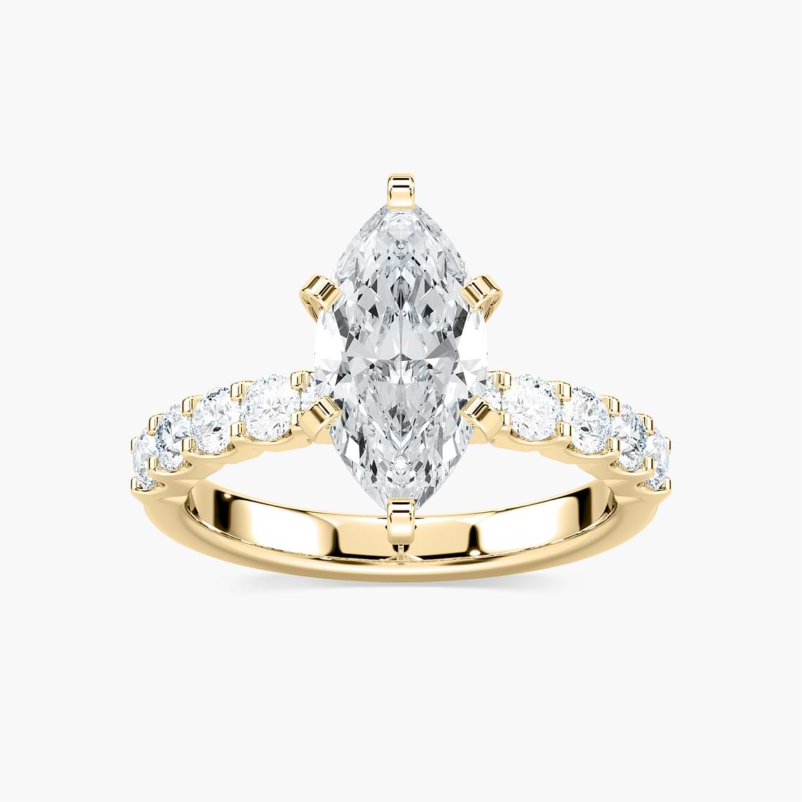Emma Verlobungsring – Gelbgold