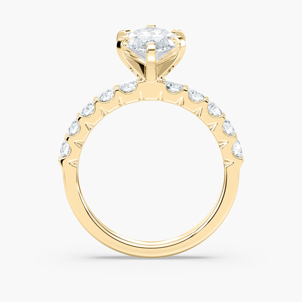 Emma Verlobungsring – Gelbgold