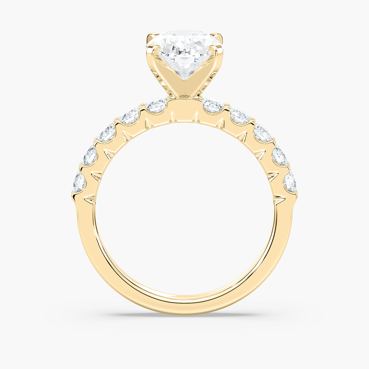 Emma Verlobungsring – Gelbgold