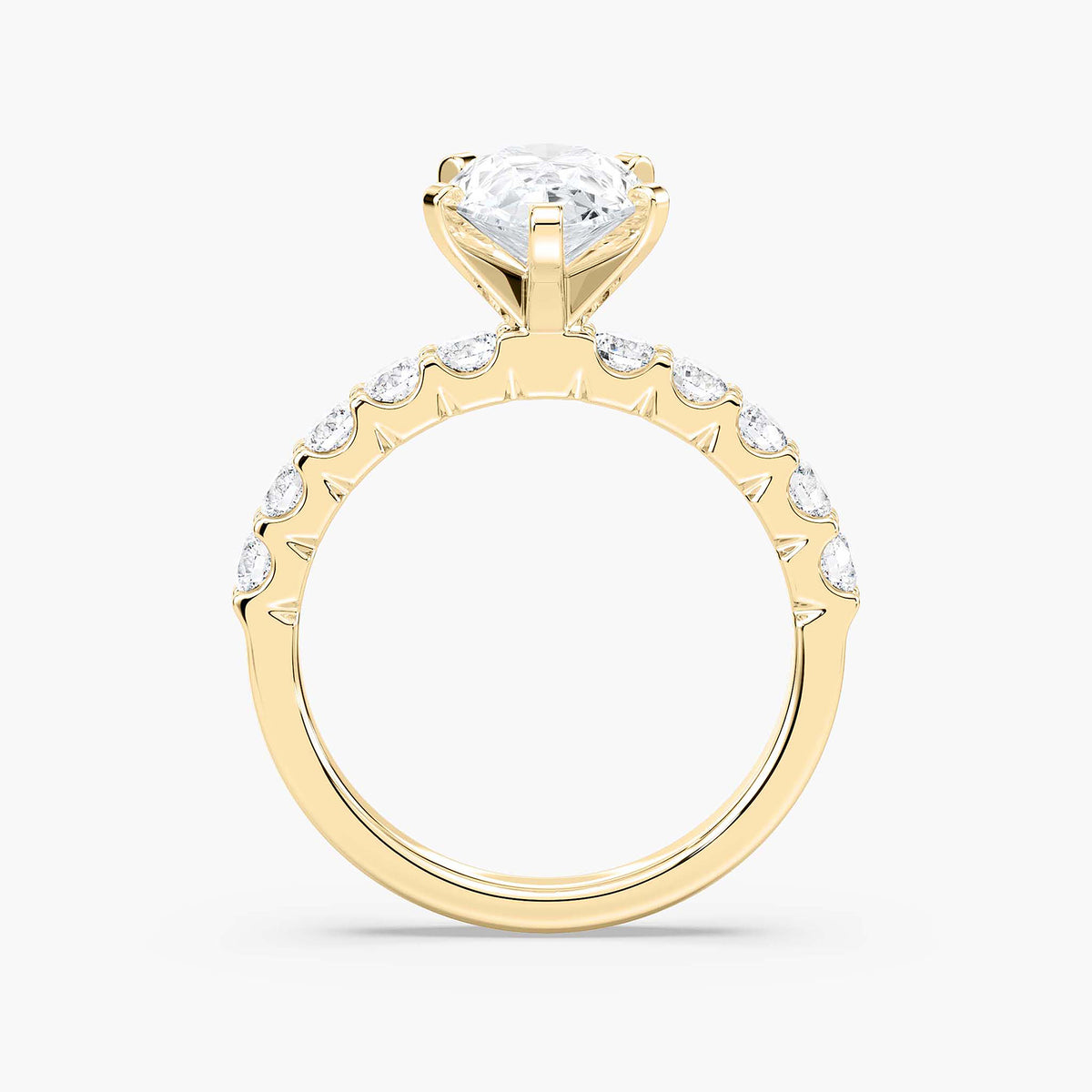 Emma Verlobungsring – Gelbgold