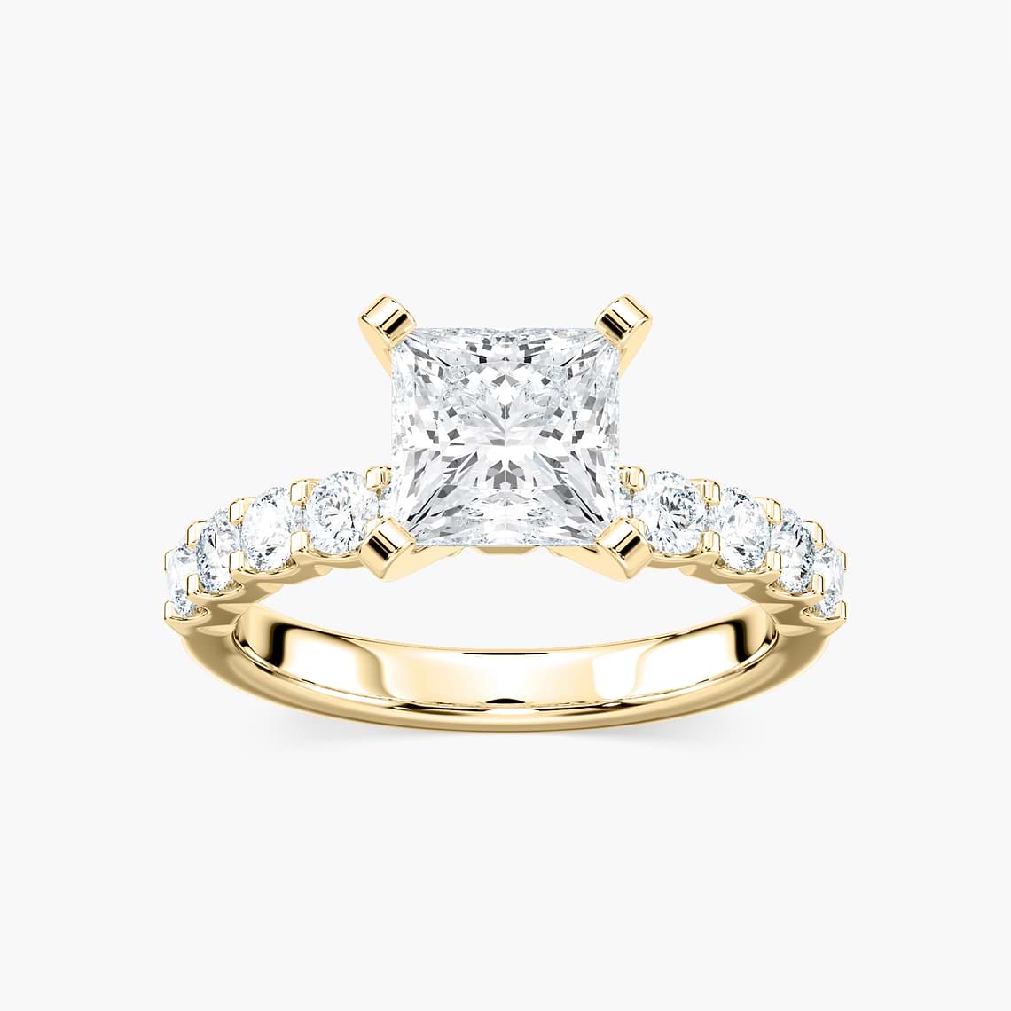 Emma Verlobungsring – Gelbgold