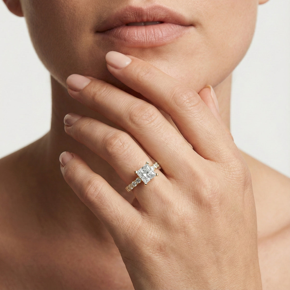 Emma Verlobungsring – Gelbgold