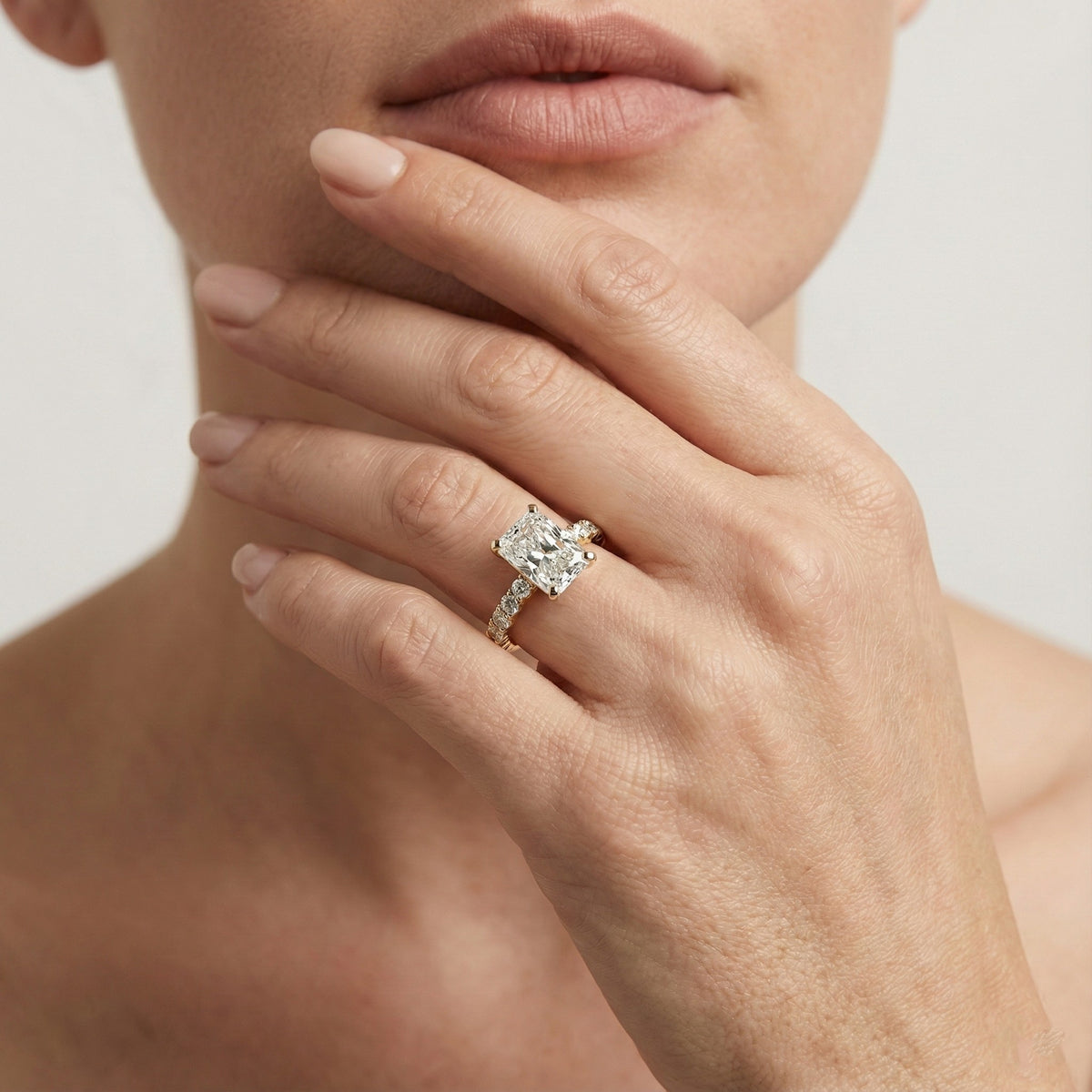 Emma Verlobungsring – Gelbgold