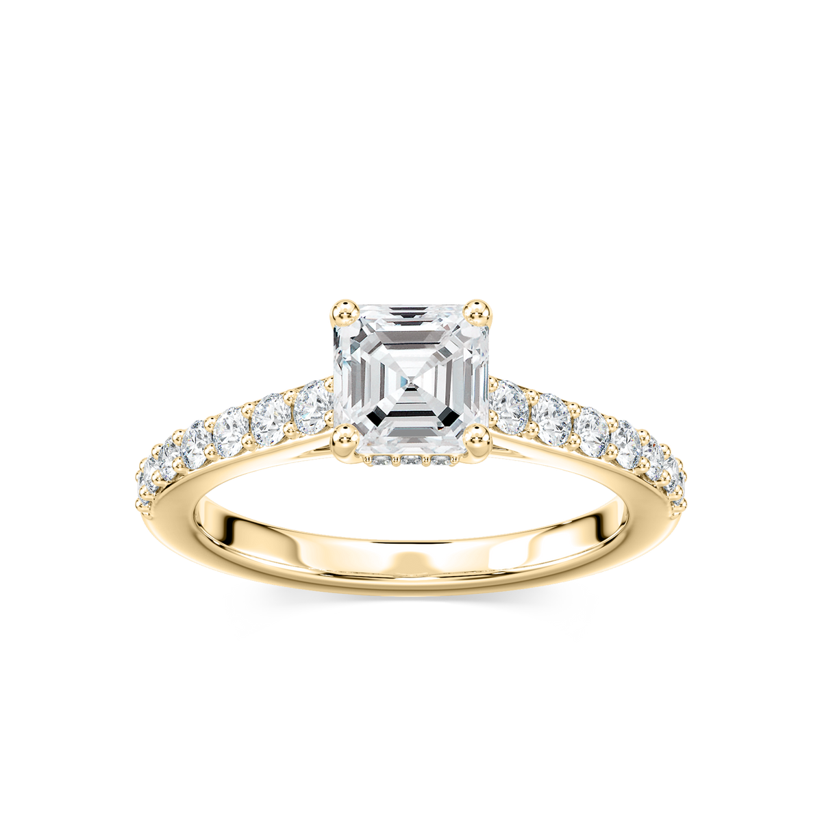 Hannah Verlobungsring – Gelbgold