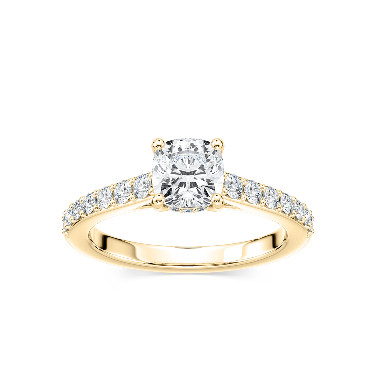 Hannah Verlobungsring – Gelbgold
