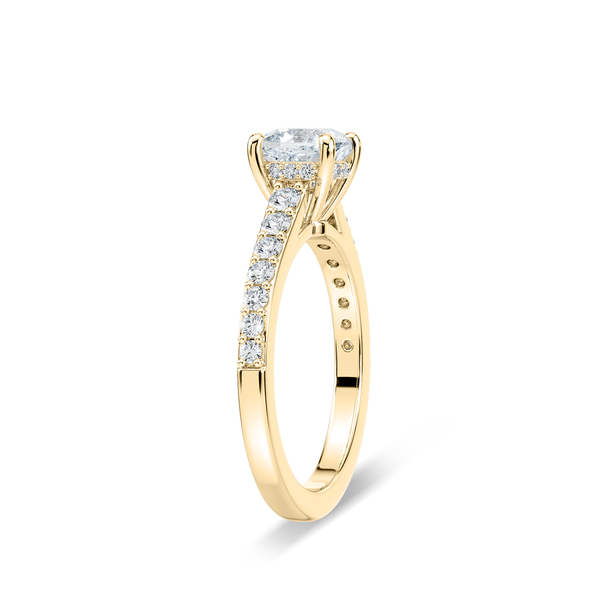 Hannah Verlobungsring – Gelbgold