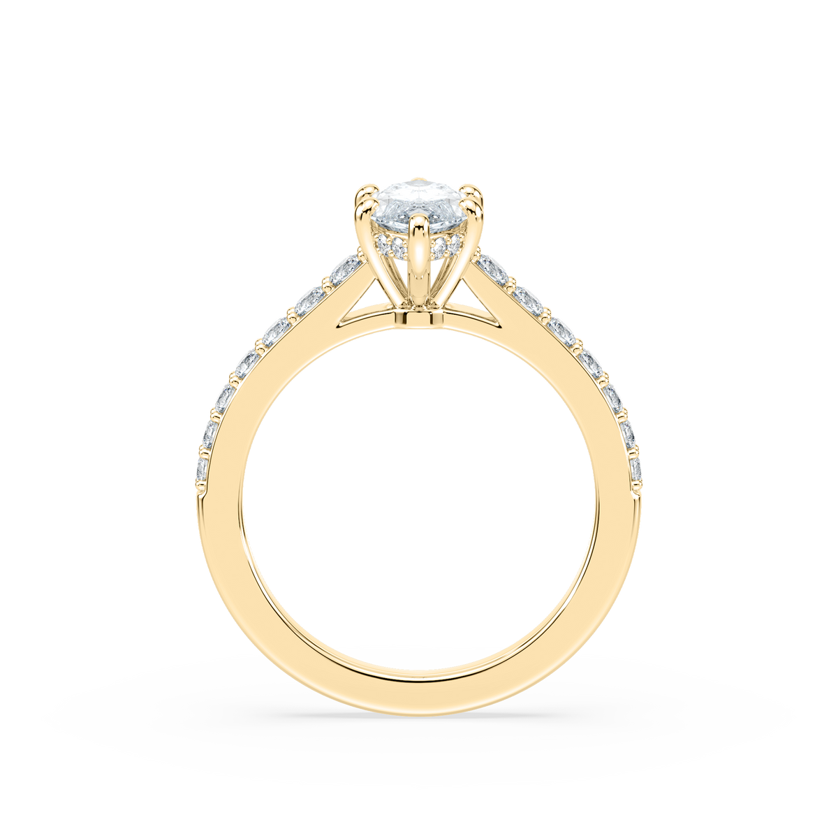 Hannah Verlobungsring – Gelbgold