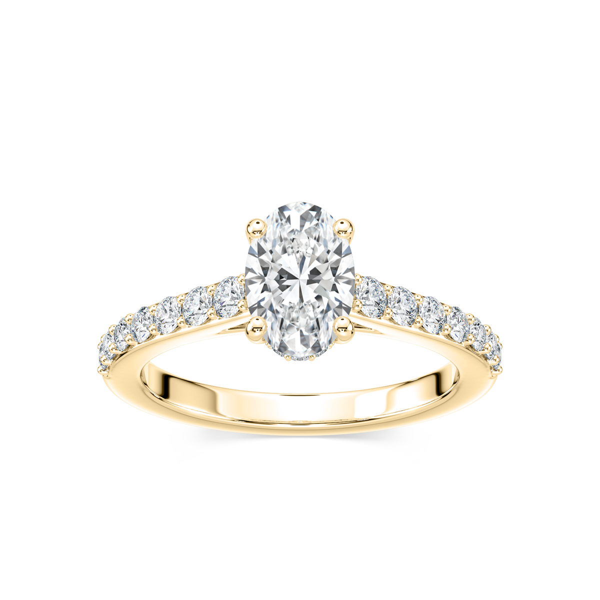 Hannah Verlobungsring – Gelbgold