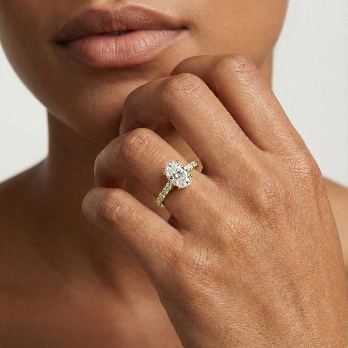 Hannah Verlobungsring – Gelbgold
