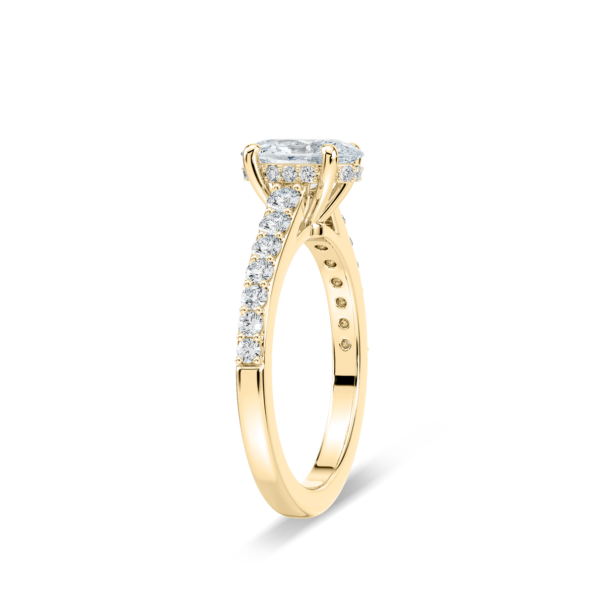 Hannah Verlobungsring – Gelbgold