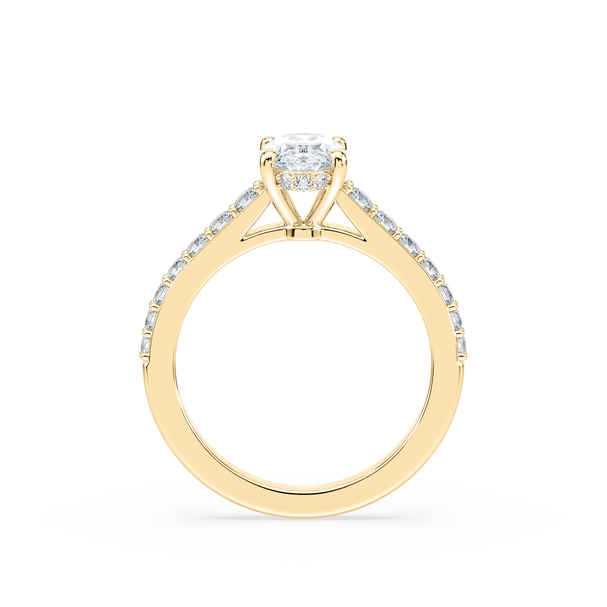 Hannah Verlobungsring – Gelbgold
