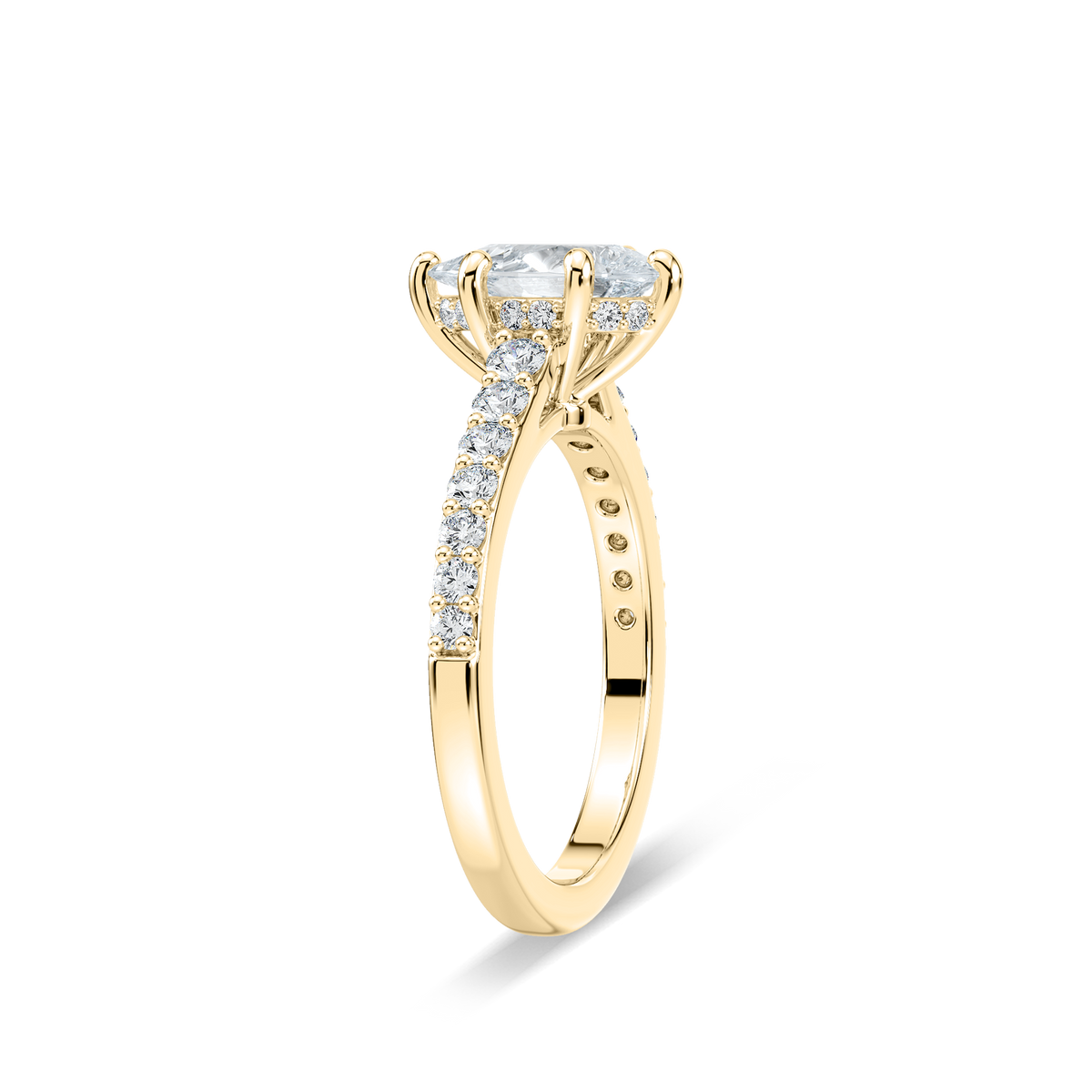 Hannah Verlobungsring – Gelbgold