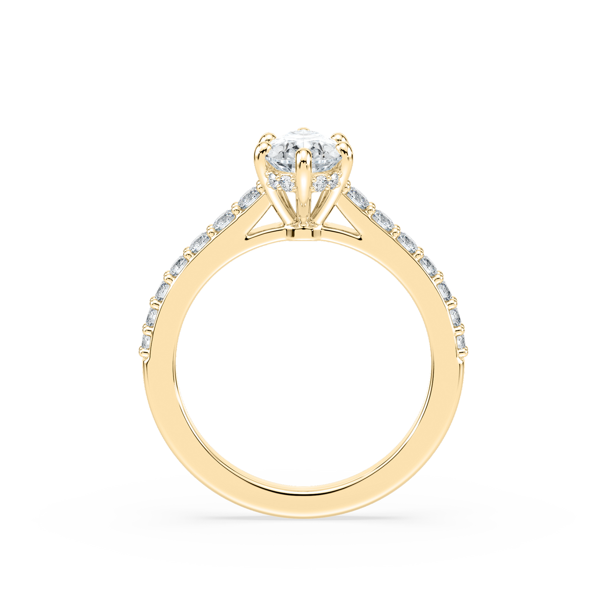 Hannah Verlobungsring – Gelbgold