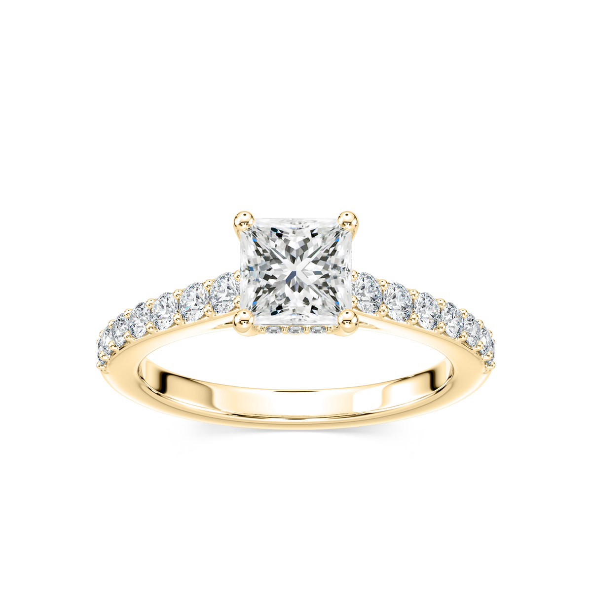 Hannah Verlobungsring – Gelbgold