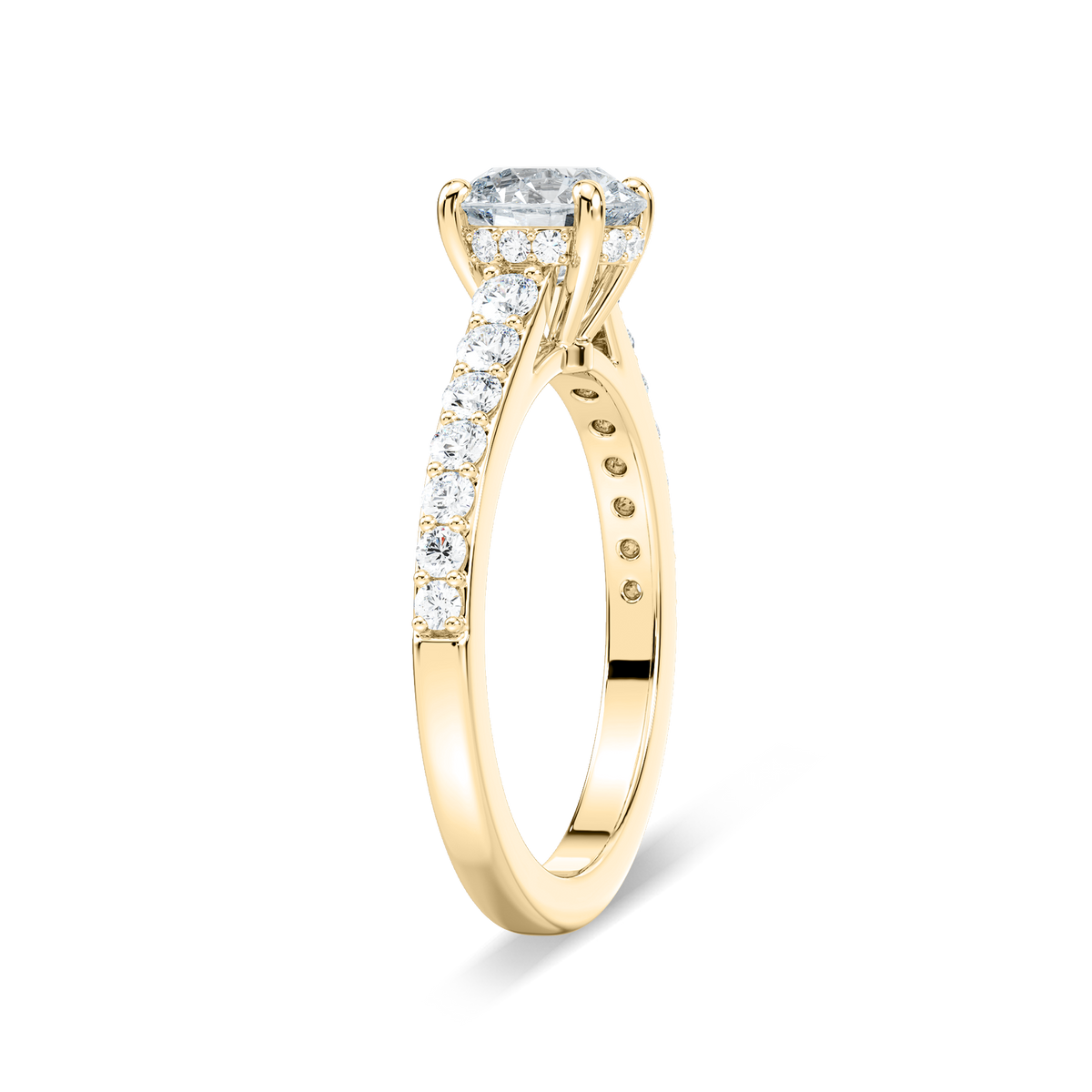 Hannah Verlobungsring – Gelbgold
