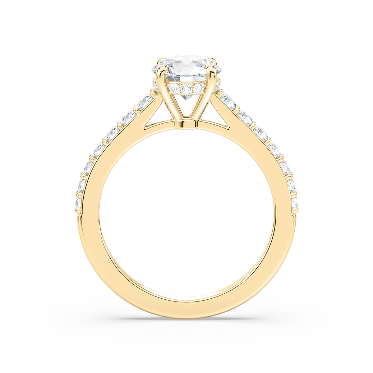 Hannah Verlobungsring – Gelbgold