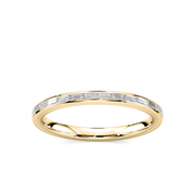 Lovea Clea Trauring – Baguette Kanalfassung – Gelbgold