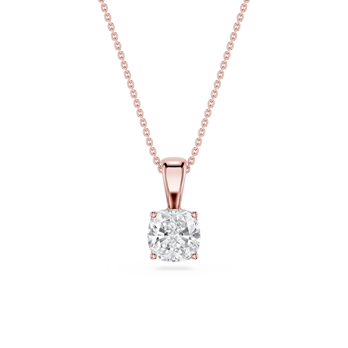 Lovea Lina Anhänger – Kissenschliff – Roségold