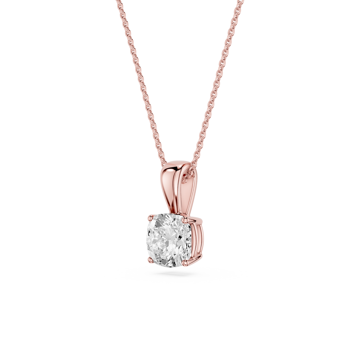 Lovea Lina Anhänger – Kissenschliff – Roségold