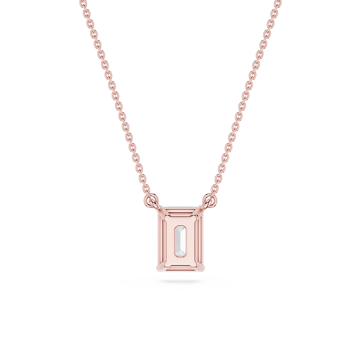 Lovea Carla Anhänger – Smaragdschliff – Roségold