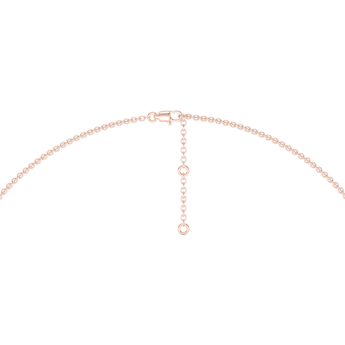 Lovea Hedda Anhänger – Smaragdschliff – Roségold