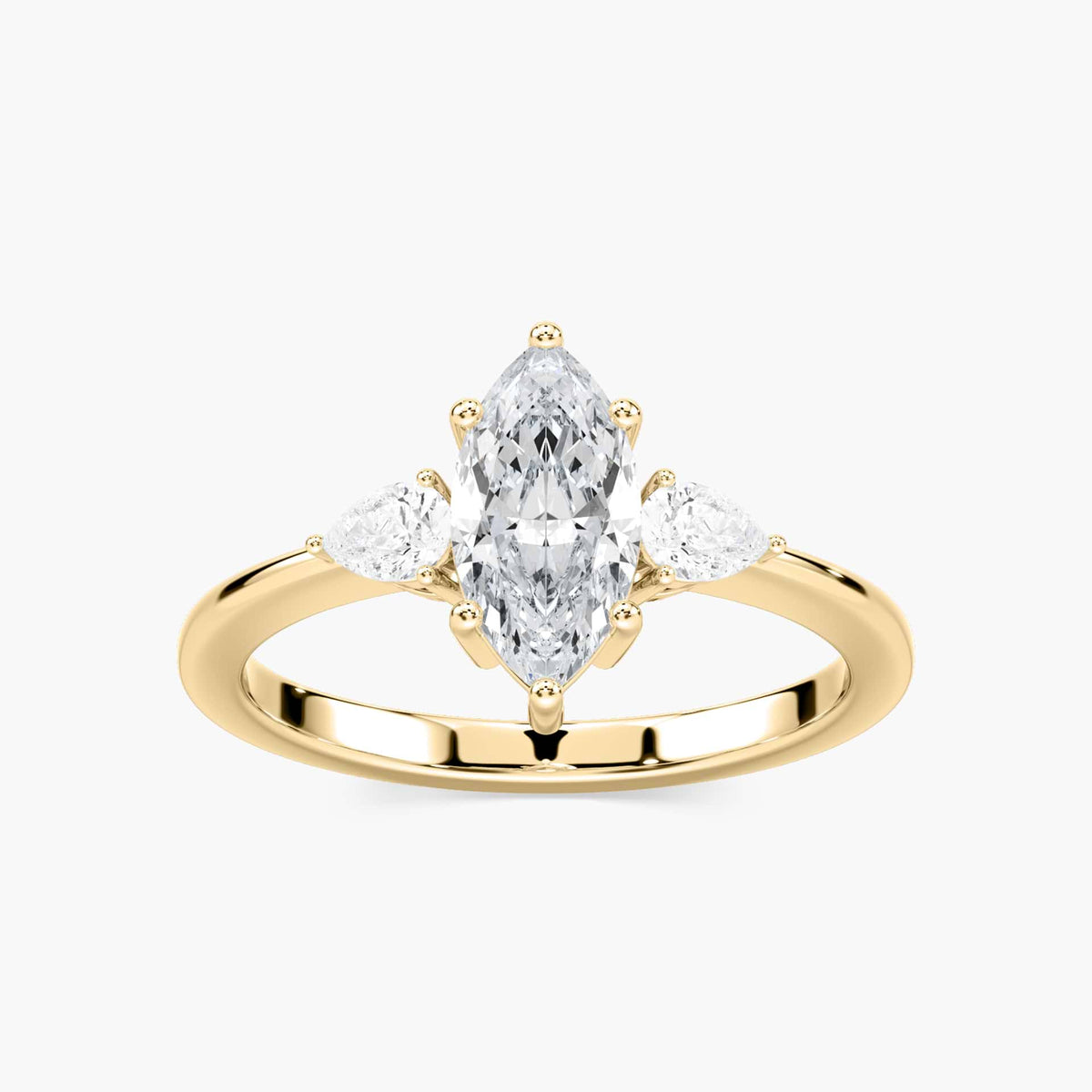 Johanna Verlobungsring – Gelbgold