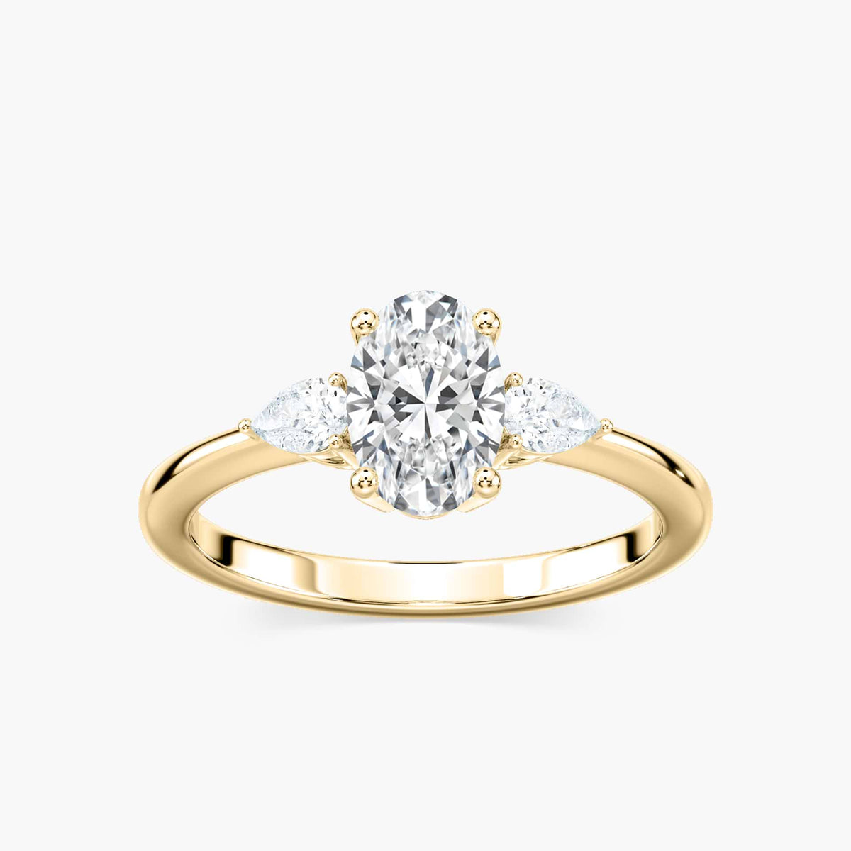 Johanna Verlobungsring – Gelbgold