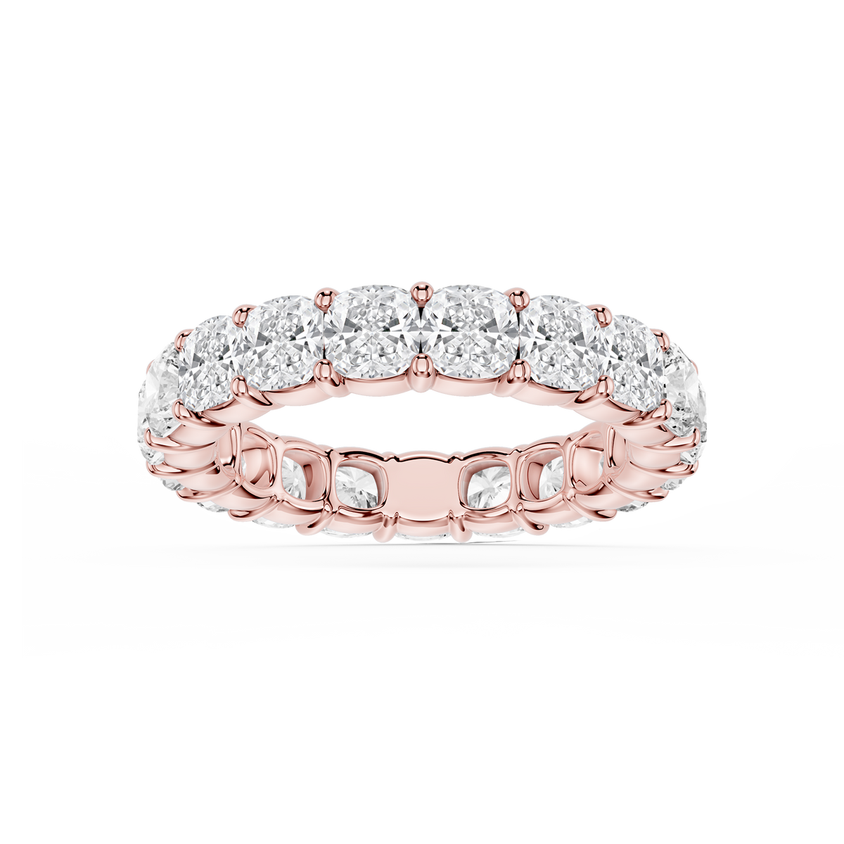 Lovea Frieda Eternity Ring Kissenschliff – Roségold
