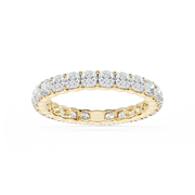 Lovea Frieda Eternity Ring Kissenschliff – Gelbgold