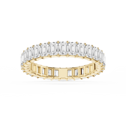 Lovea Frieda Eternity Ring Smaragdschliff – Gelbgold