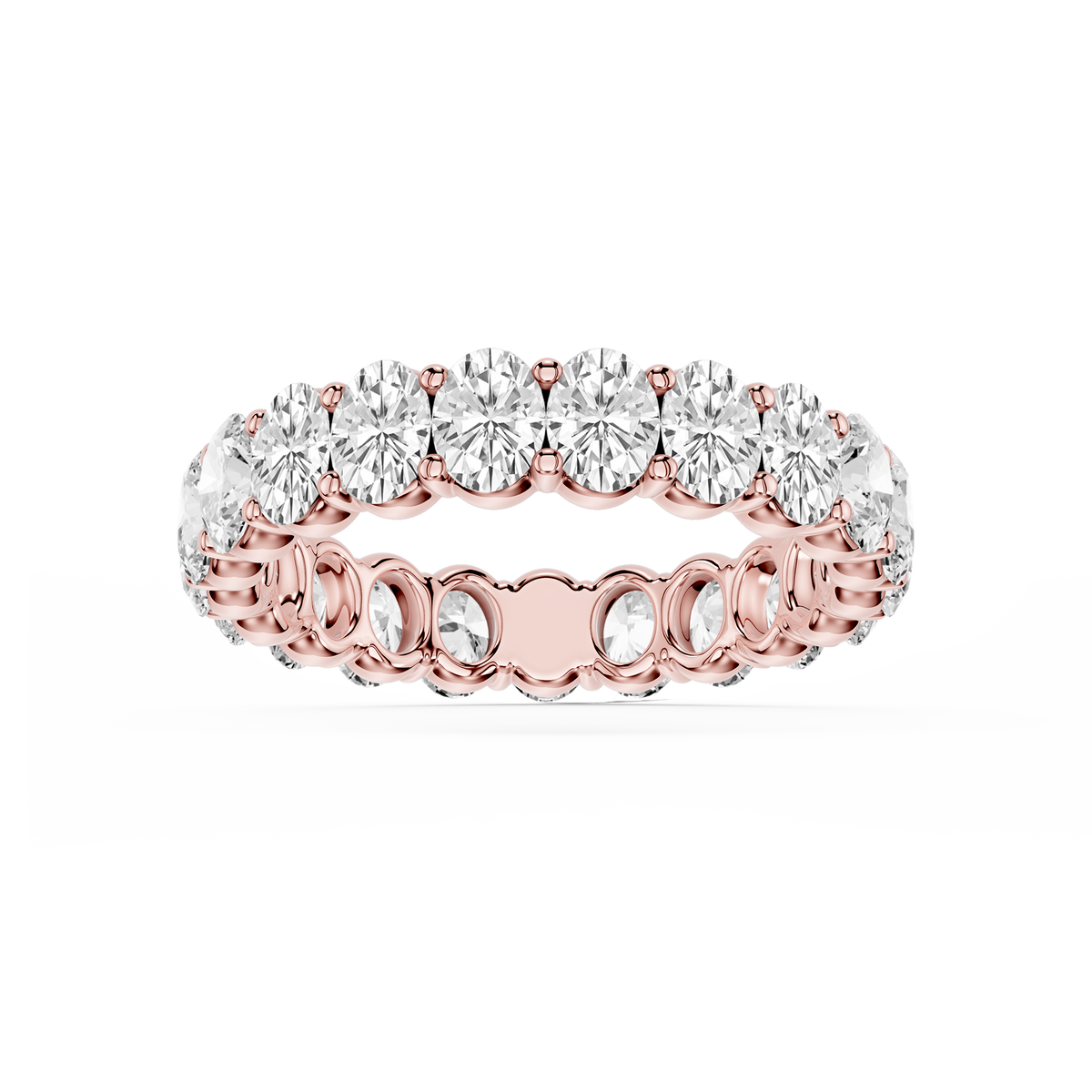 Lovea Frieda Eternity Ring Ovalschliff – Roségold