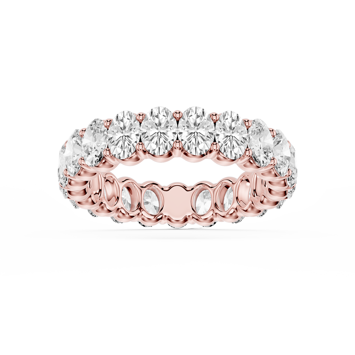 Lovea Frieda Eternity Ring Ovalschliff – Roségold