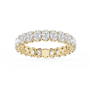 Lovea Frieda Eternity Ring Ovalschliff – Gelbgold