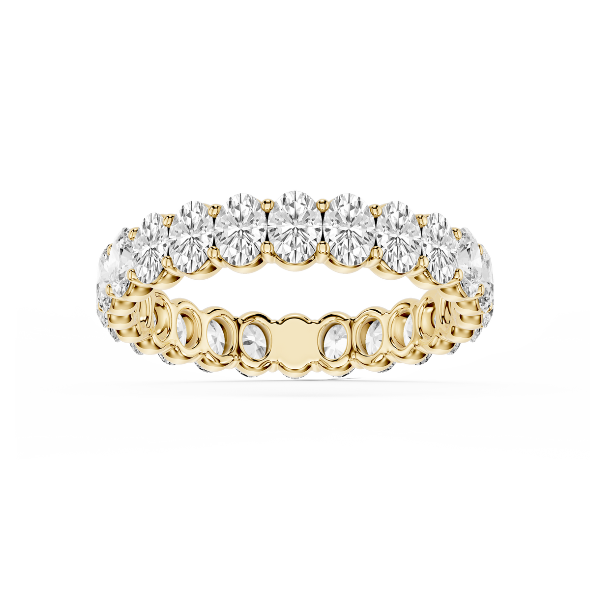 Lovea Frieda Eternity Ring Ovalschliff – Gelbgold