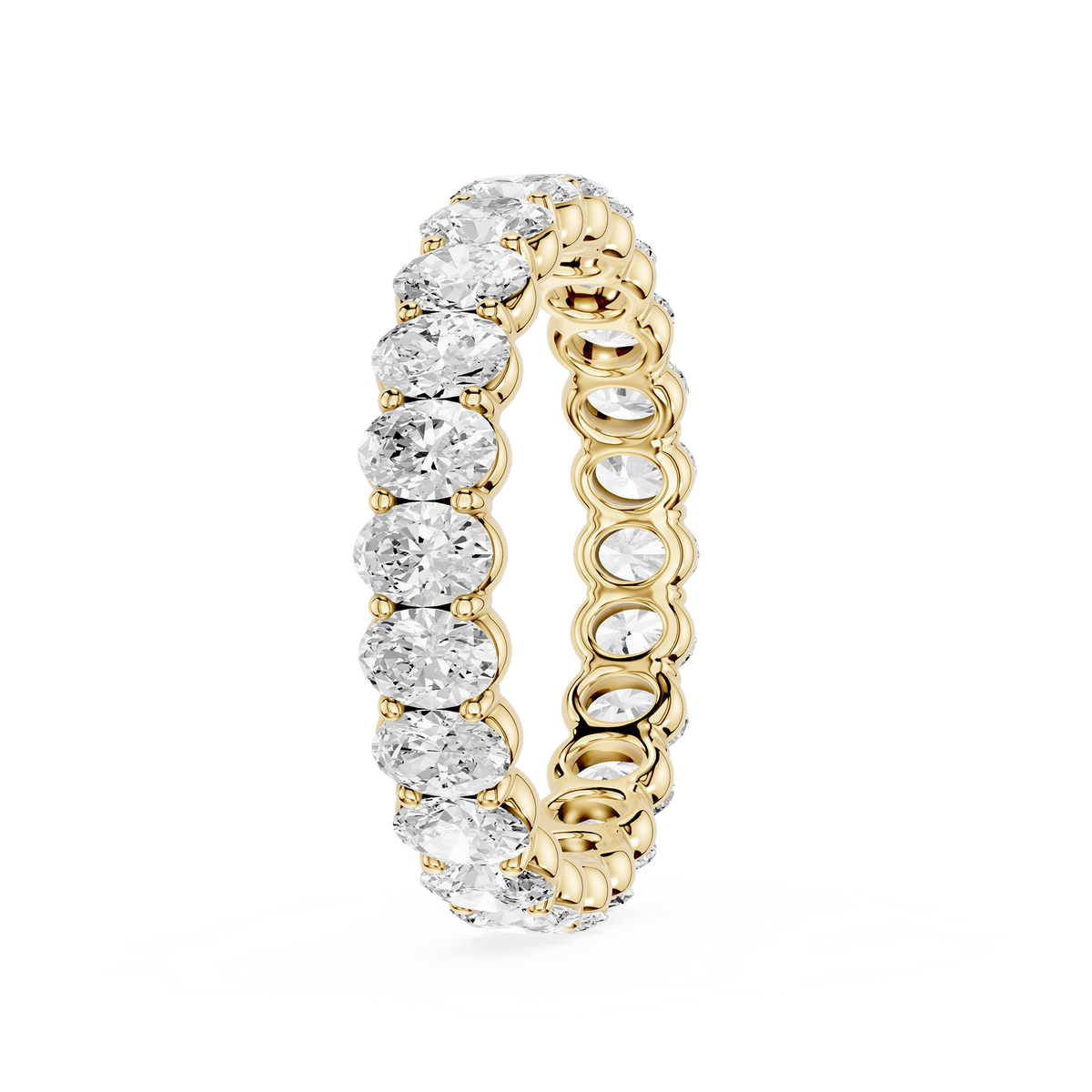 Lovea Frieda Eternity Ring Ovalschliff – Gelbgold