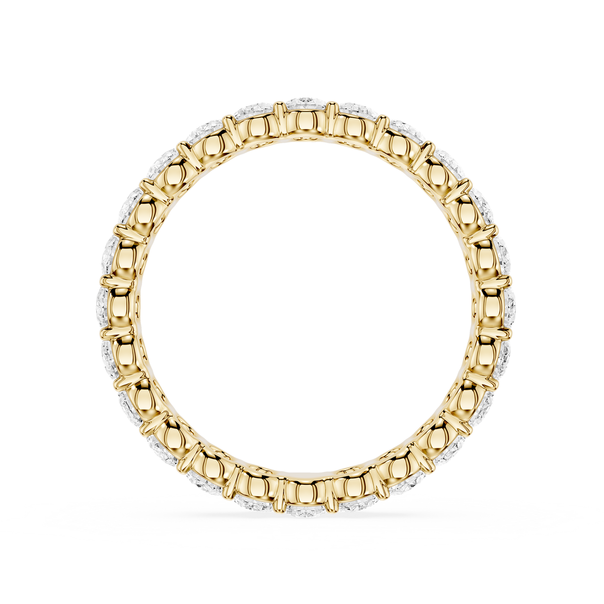 Lovea Frieda Eternity Ring Ovalschliff – Gelbgold