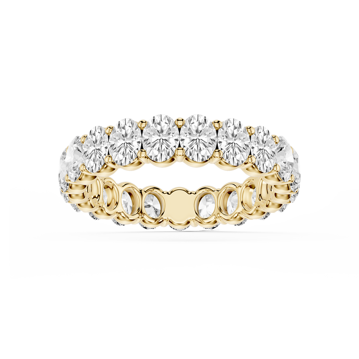 Lovea Frieda Eternity Ring Ovalschliff – Gelbgold