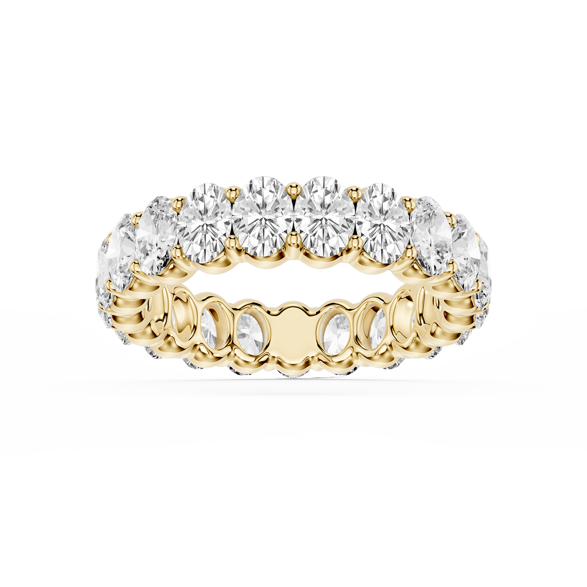 Lovea Frieda Eternity Ring Ovalschliff – Gelbgold