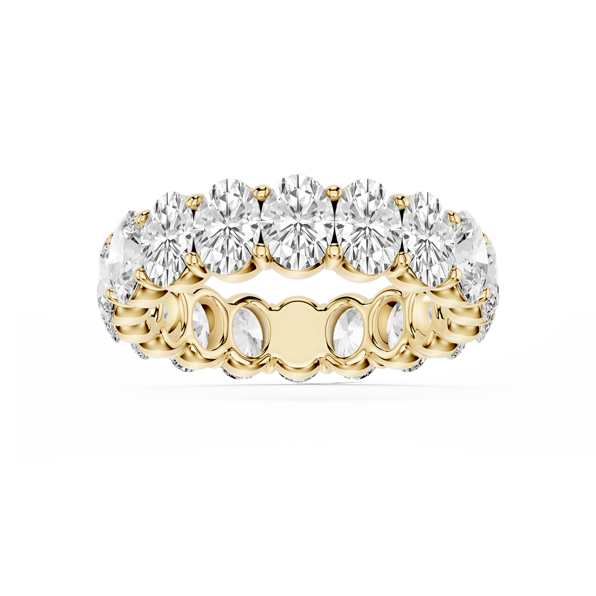Lovea Frieda Eternity Ring Ovalschliff – Gelbgold