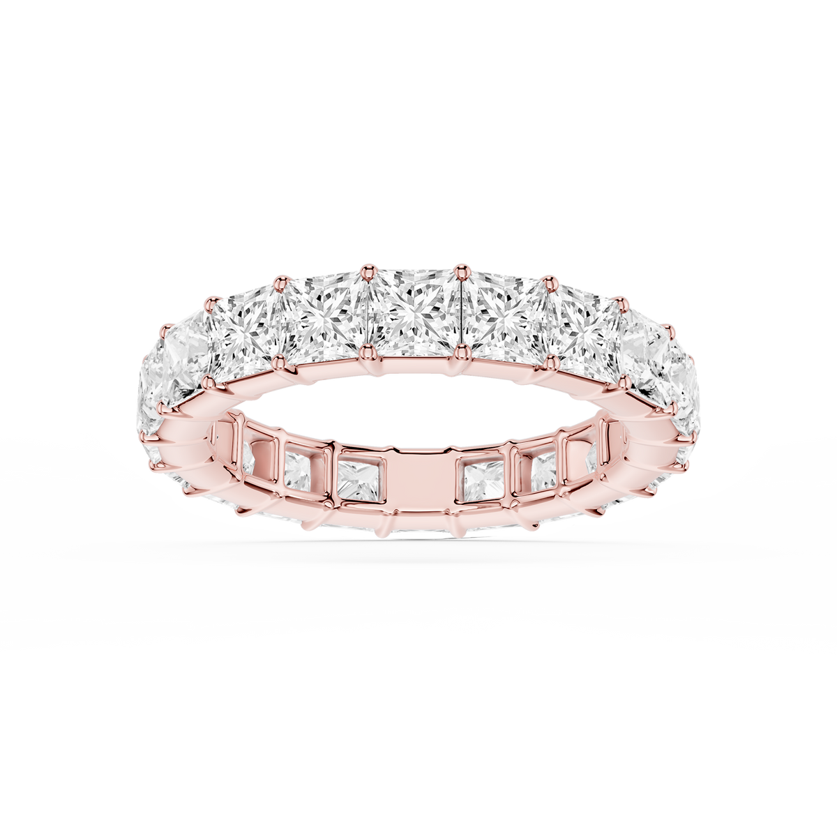 Lovea Frieda Eternity Ring Prinzessschliff – Roségold