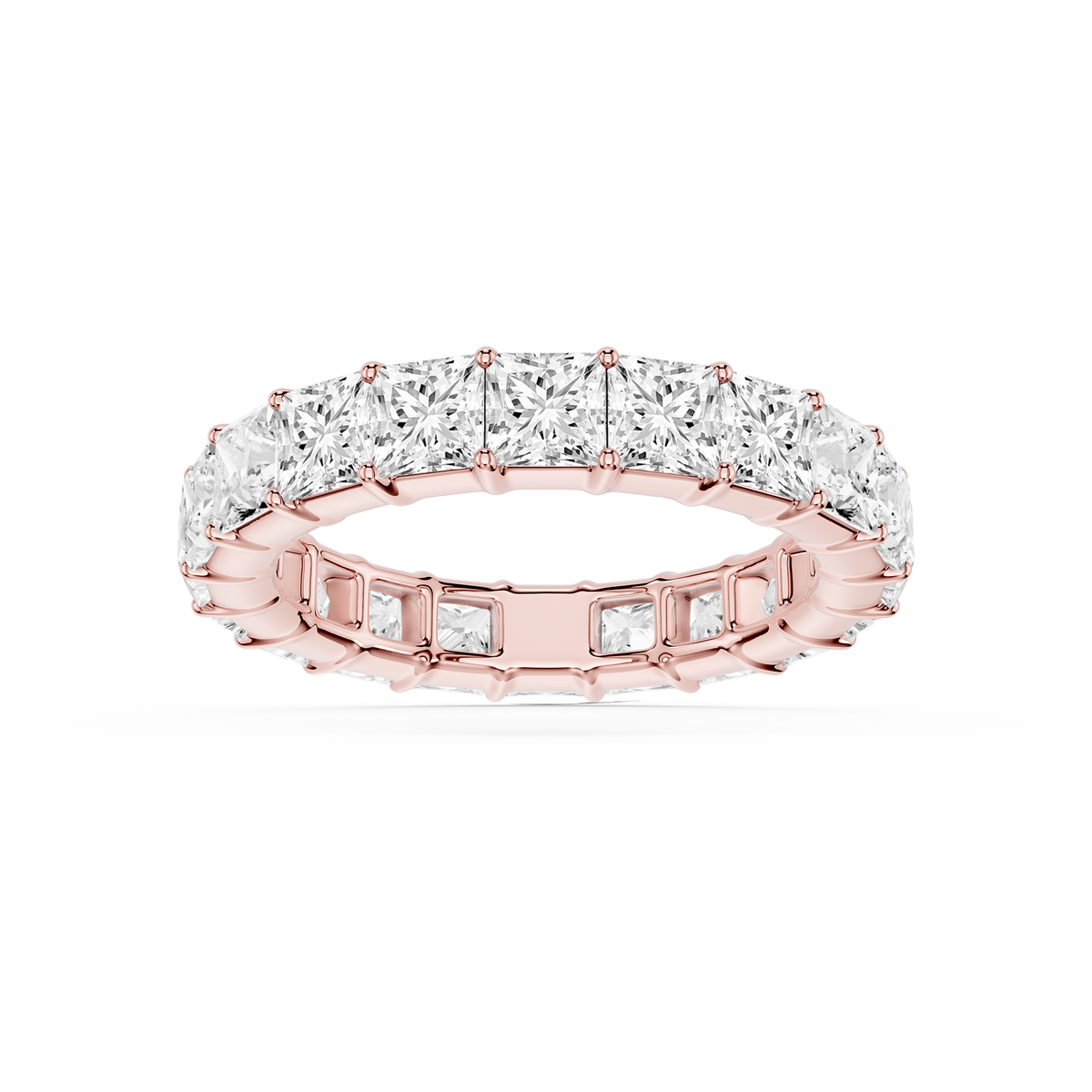 Lovea Frieda Eternity Ring Prinzessschliff – Roségold