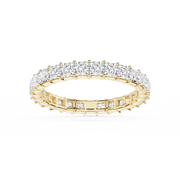 Lovea Frieda Eternity Ring Prinzessschliff – Gelbgold
