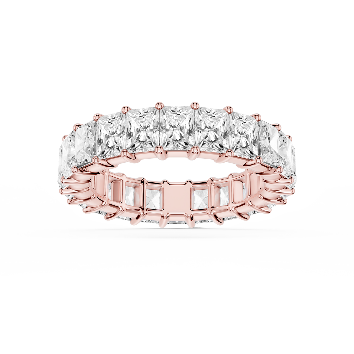 Lovea Frieda Eternity Ring Radiantschliff – Roségold