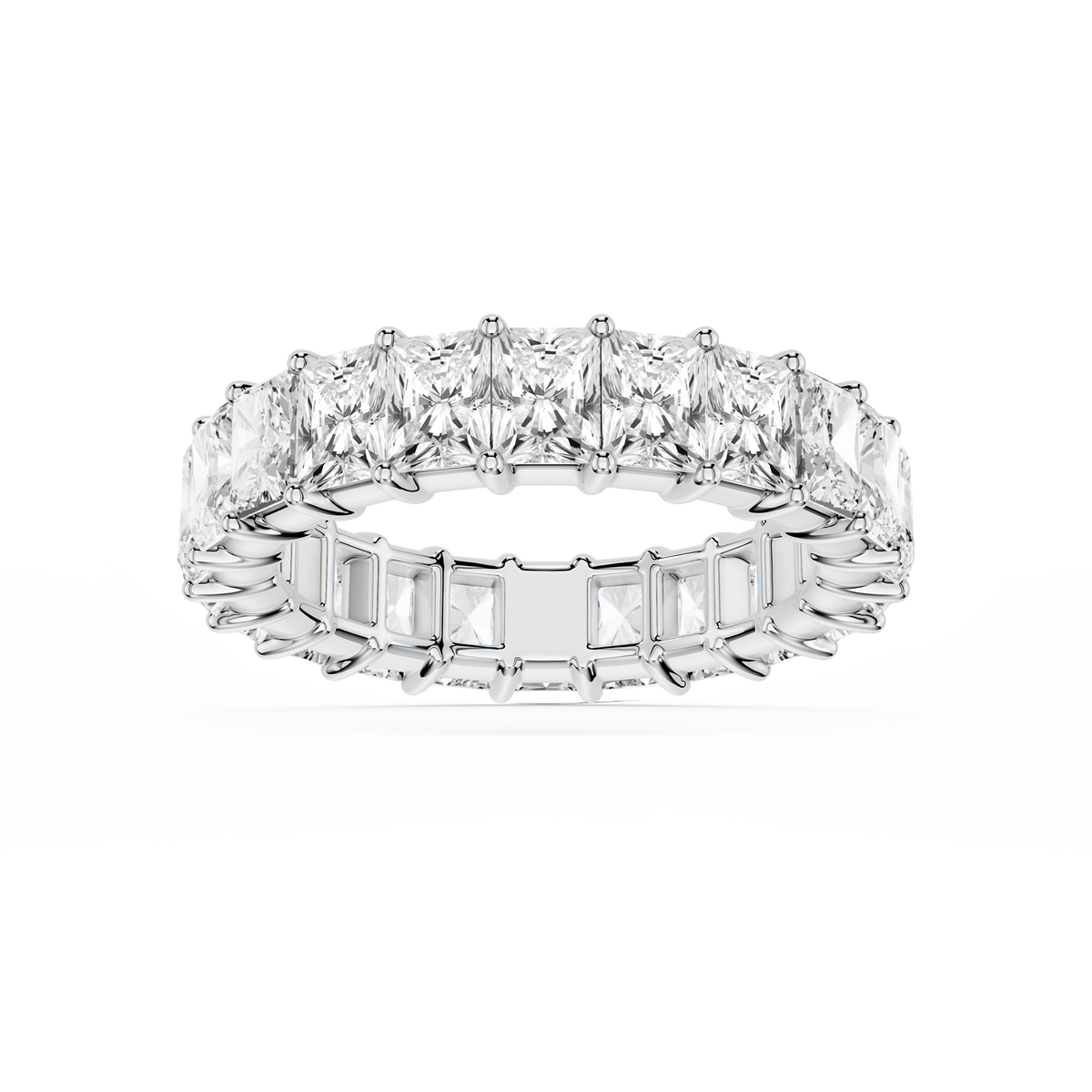Lovea Frieda Eternity Ring Radiantschliff – Weißgold