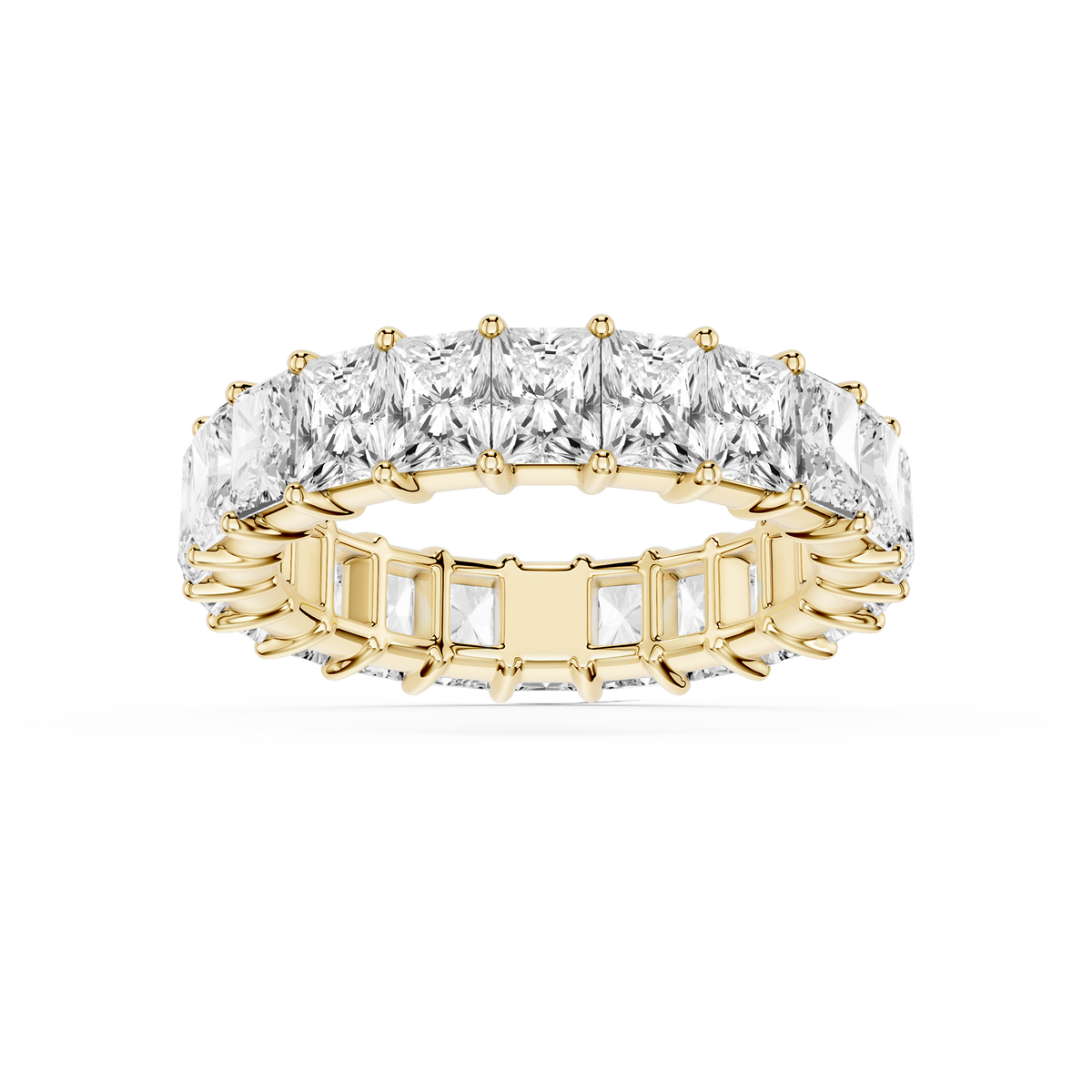 Lovea Frieda Eternity Ring Radiantschliff – Gelbgold