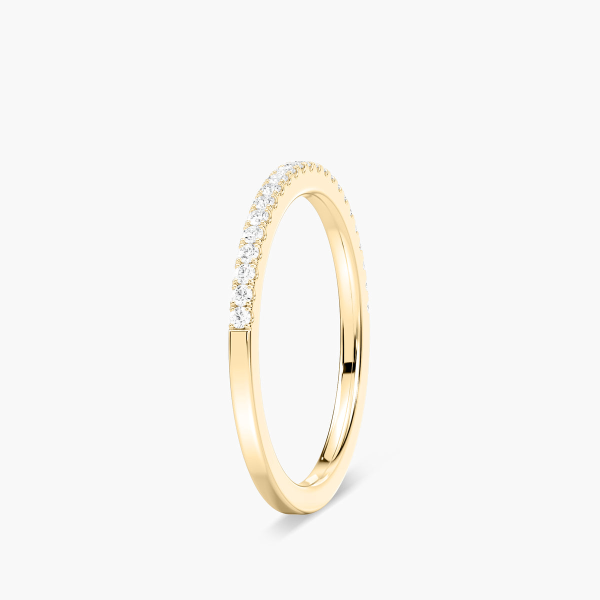 Lovea Eliana Vorsteckring – Mikropavé – Gelbgold