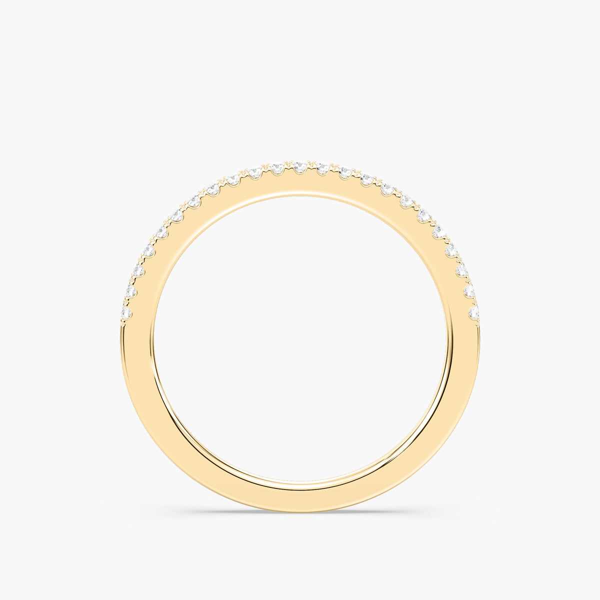 Lovea Eliana Vorsteckring – Mikropavé – Gelbgold