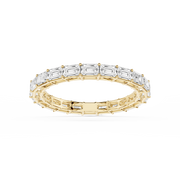 Lovea Ida Eternity Ring Smaragdschliff – Gelbgold