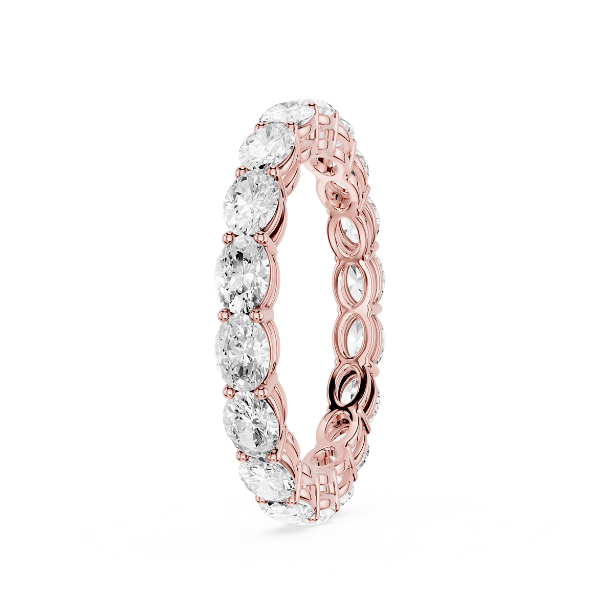 Lovea Ida Eternity Ring Ovalschliff – Roségold