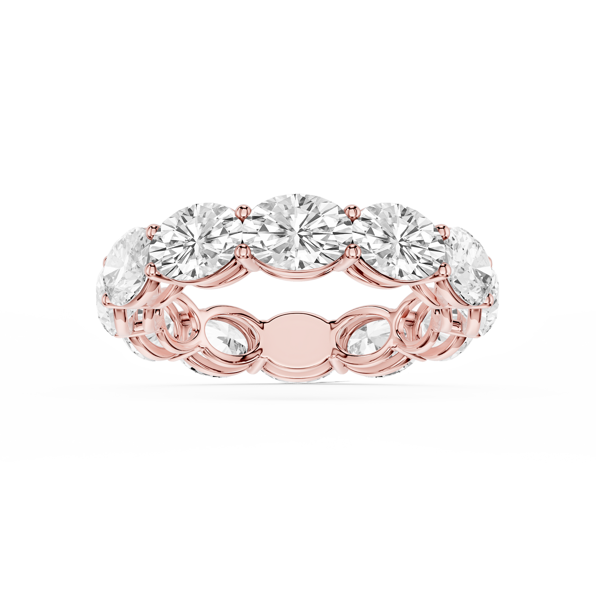 Lovea Ida Eternity Ring Ovalschliff – Roségold